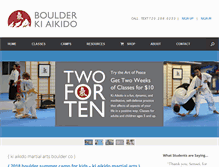 Tablet Screenshot of boulderkiaikido.org